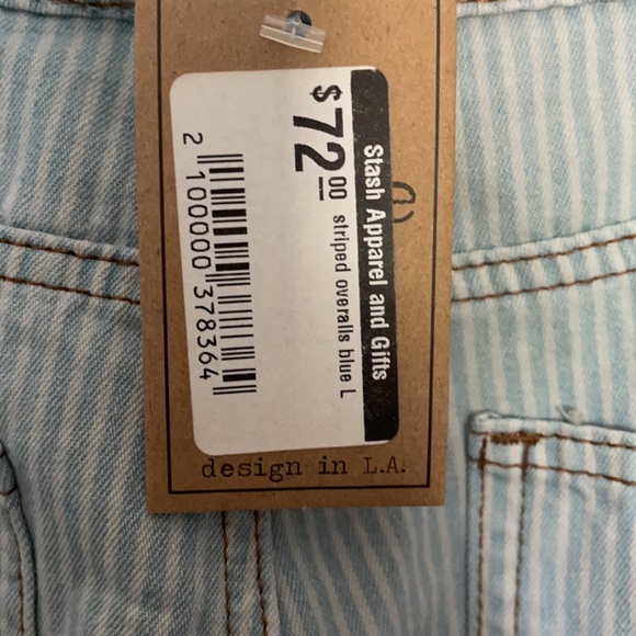 Striped Overalls by Style Rack - Picture 5 of 7